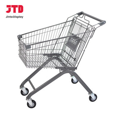 Caminhão de compras de metal resistente e conveniente para uma experiência de compras suave