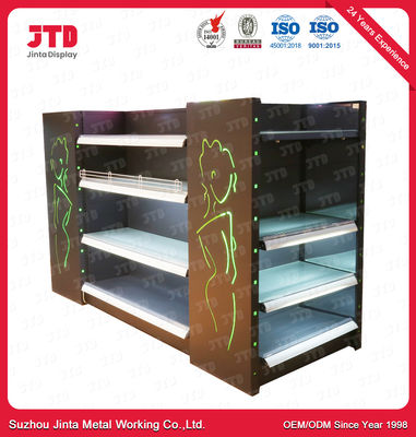4 dos vidros camadas do supermercado da prateleira compõem arquivar 1600mm resistente