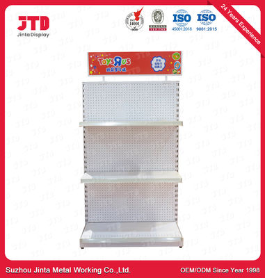 2 de Mini Supermarket Racks Steel Q195 camadas da prateleira do cinza 900mm