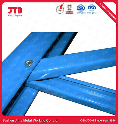 Metal do dever da luz do CE que arquiva 800kgs cada cremalheira azul da camada 4m