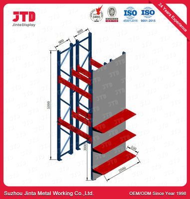 3 toneladas de metal do armazém submetem ISO9001 unidade arquivando de 3 pés de largura