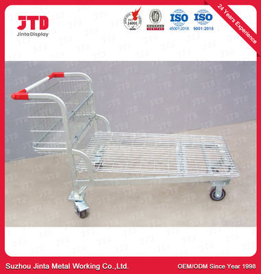 5 trole resistente da carga dos troles 240L da compra do metal das rodas do plutônio da polegada