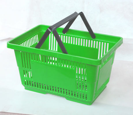ODM plástico da cesta do trole do quadrado 60 litros no supermercado