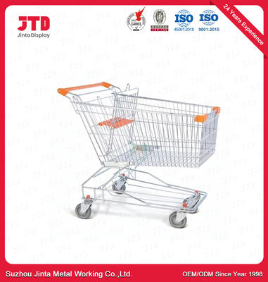 Do carrinho de compras pequeno do metal do CE 50KG trole branco de 60 litros