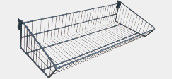 fio revestido branco de 1000mm que arquiva o suporte estratificado da cesta do metal de 300mm