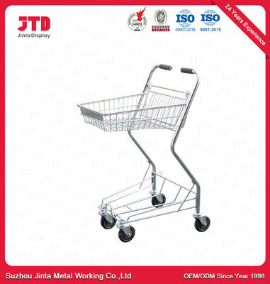cesta do dobro do ISO do trole da compra do metal de 120kg 180L na loja