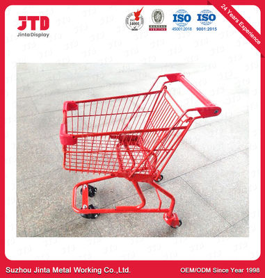 trole 45kg Mini Metal Shopping Cart da compra do metal das crianças 60L