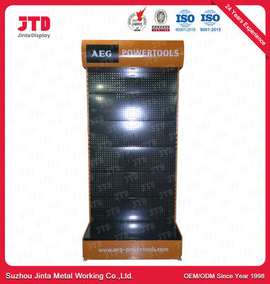 Metal Q195 resistente que arquiva cremalheiras de exposição da loja de ferragens de 2100mm