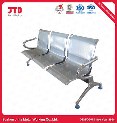 Cadeira de aço inoxidável 3 Seater dos SS das rodas da cadeira 4 do aeroporto do CE