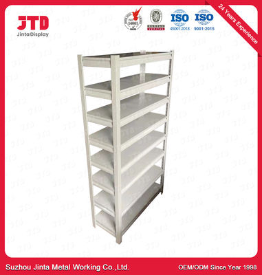 Cremalheira resistente ISO9001 180kg de 6FT Boltless pela cor branca da camada