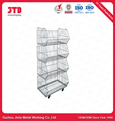 fio resistente Mesh Storage Cages das cestas de fio 500kgs 1200mm 900mm