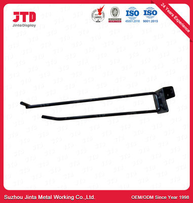 Linha dobro peças arquivando do gancho preto do feixe do metal da gôndola 250mm 300mm 350mm