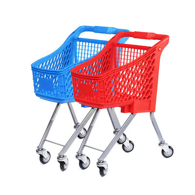 Carrinho de compras de supermercado infantil de plástico colorido fácil de usar, brinquedo para mãe e bebê